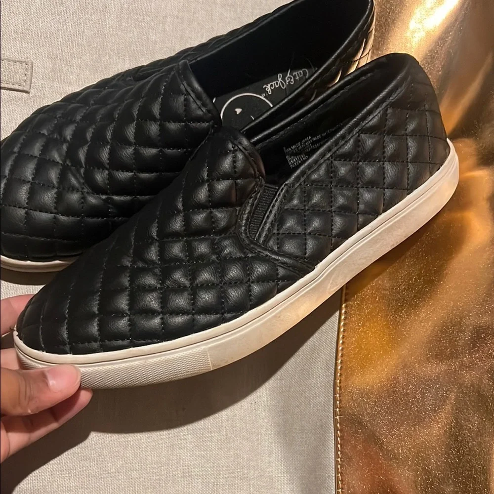 Cat & Jack Black Slip-On Sneakers
